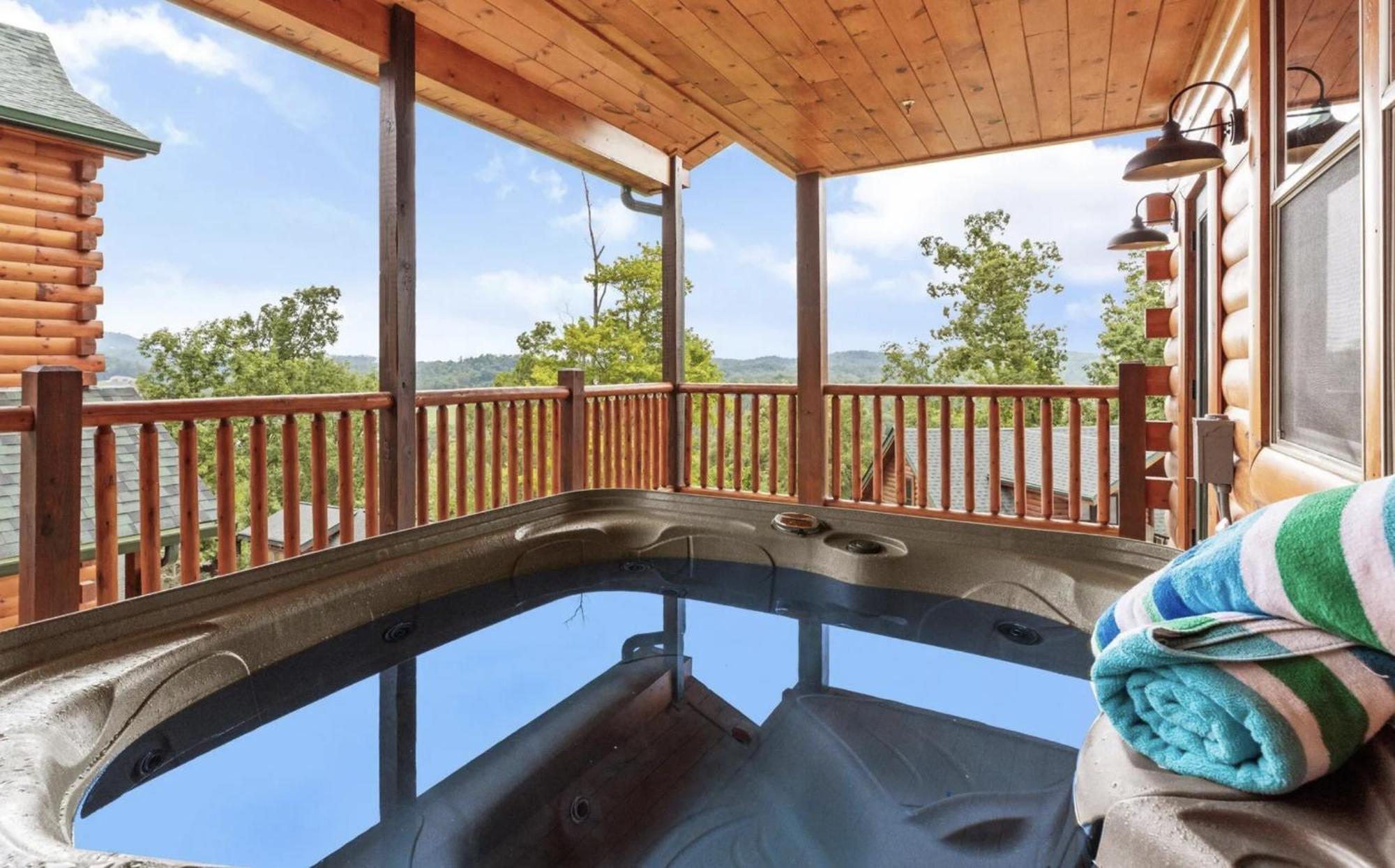 Willa New Luxury Cabin With Indoor Pool, Hot Tub, & Theater Pigeon Forge Zewnętrze zdjęcie